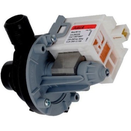 CUERPO BOMBA DESAGUE LAVADORA AEG/ELECTROLUX/ZANUSSI  ELS-874CN/FLS-572 ASKOLL 266022 (1240180065) C