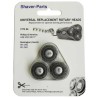 CUCHILLA AFEITADORA PHILIPS SUSTITUYE A HQ8/HQ9/HQ177 KIT 3 UNIDADES